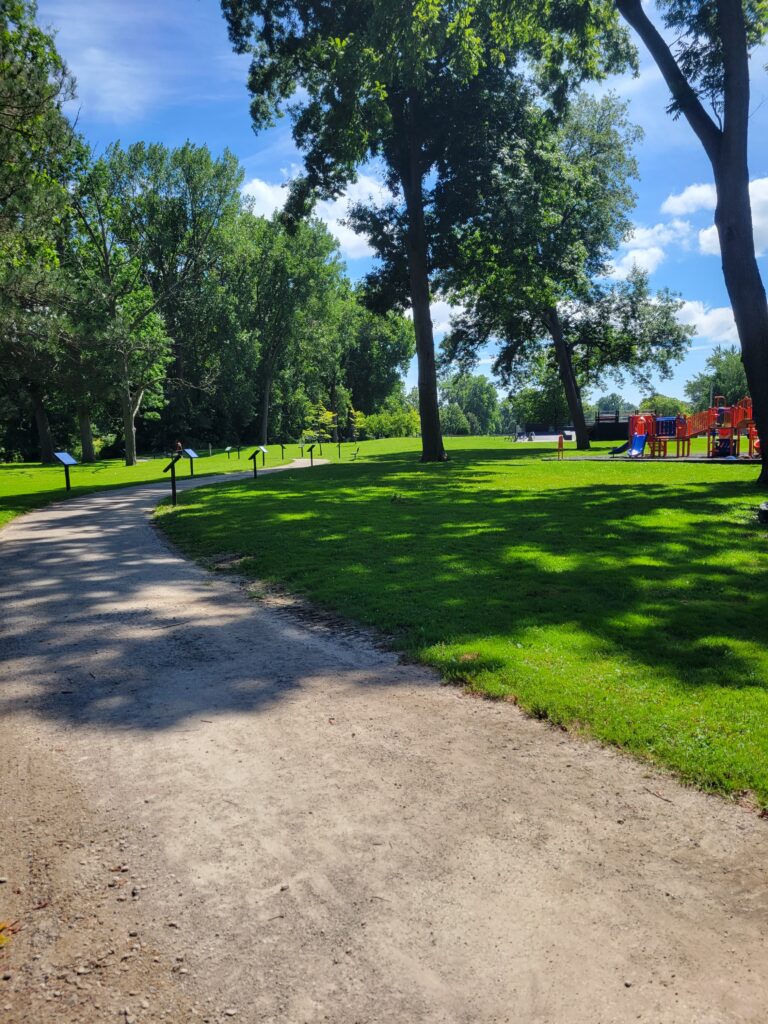 Trail at Kiwanis Park StoryWalk in Painesville